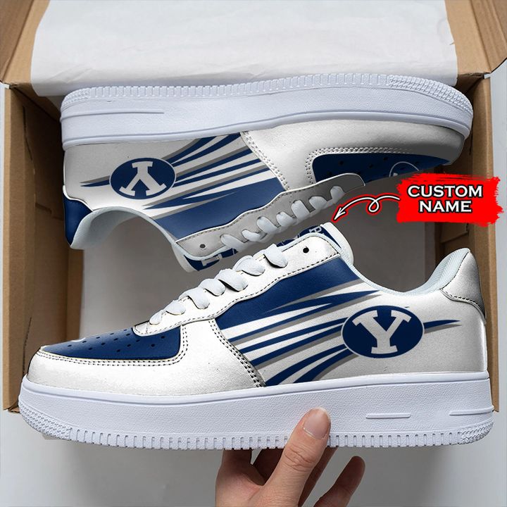 NCAA BYU Cougars Seminoles Custom Name Air Force 1 AZBTAF1000119