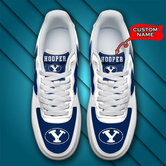 NCAA BYU Cougars Seminoles Custom Name Air Force 1 AZBTAF1000119