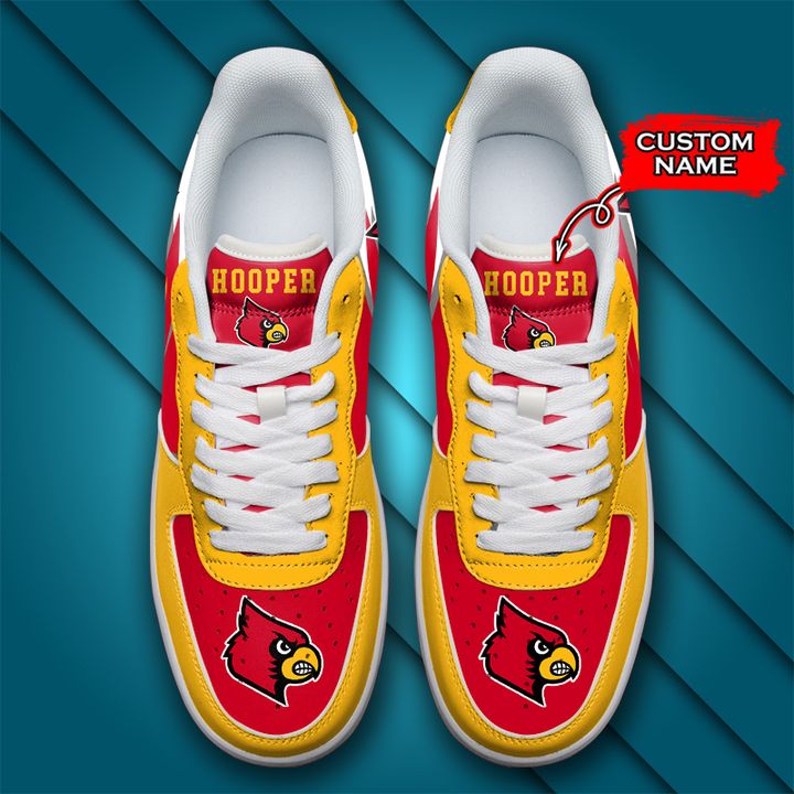 NCAA Louisville Cardinals Custom Name Air Force 1 AZBTAF1000103