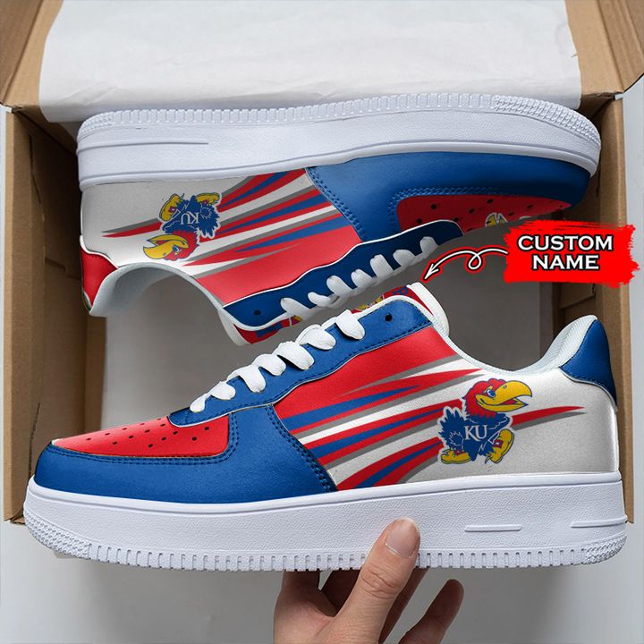 NCAA Kansas Jayhawks Custom Name Air Force 1 AZBTAF1000125