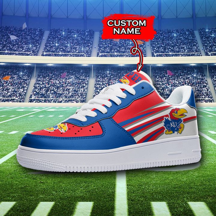NCAA Kansas Jayhawks Custom Name Air Force 1 AZBTAF1000125