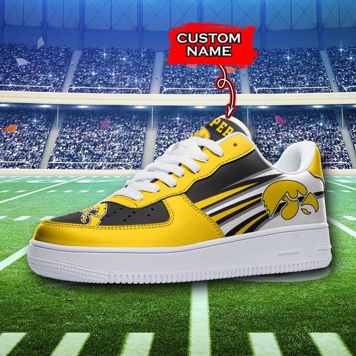 NCAA Iowa Hawkeyes Custom Name Air Force 1 AZBTAF1000123