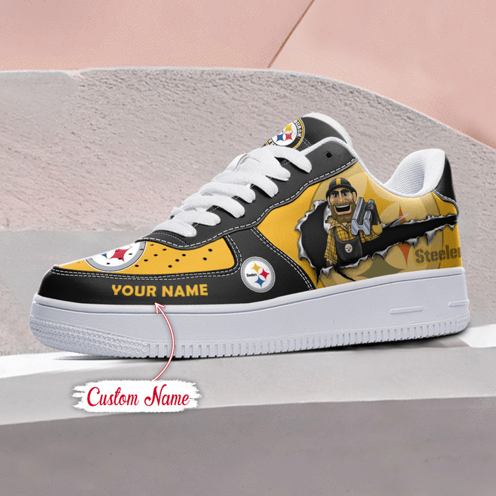 NFL Pittsburgh Steelers Custom Name Air Force 1 AZBTAF1000070
