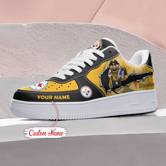 NFL Pittsburgh Steelers Custom Name Air Force 1 AZBTAF1000070