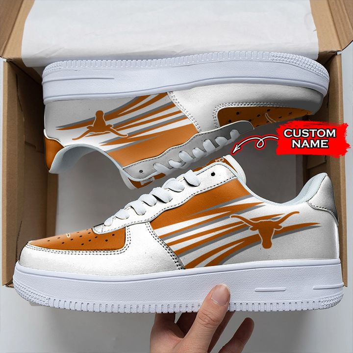 NCAA Texas Longhorns Custom Name Air Force 1 AZBTAF1000130