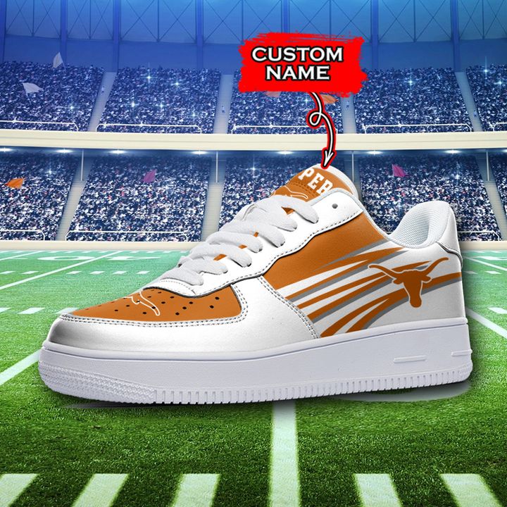 NCAA Texas Longhorns Custom Name Air Force 1 AZBTAF1000130