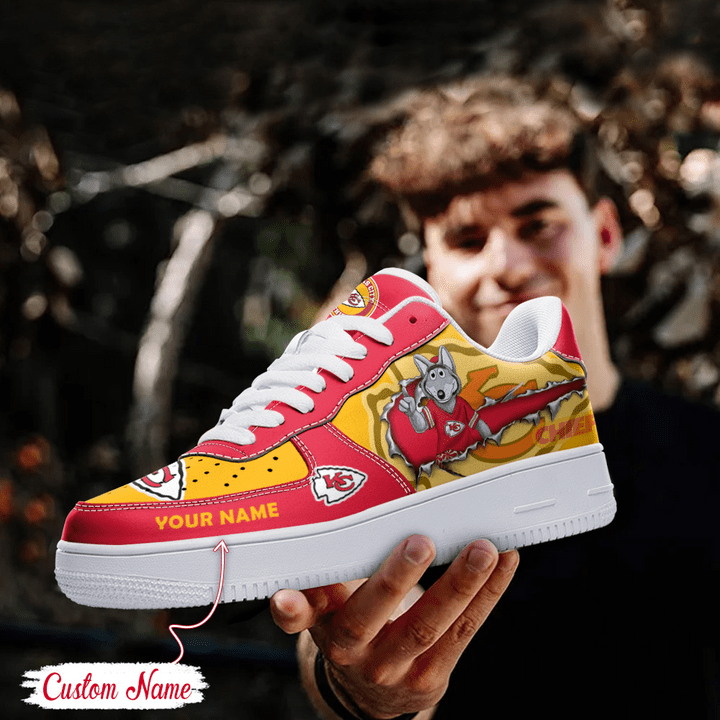 NFL Kansas City Chiefs Custom Name Air Force 1 AZBTAF1000141