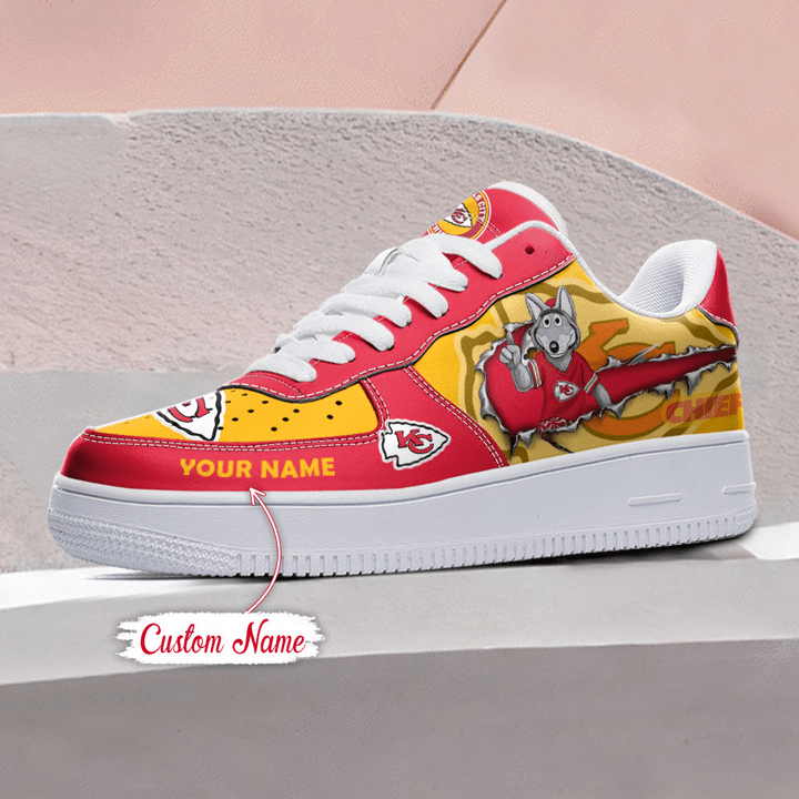 NFL Kansas City Chiefs Custom Name Air Force 1 AZBTAF1000141