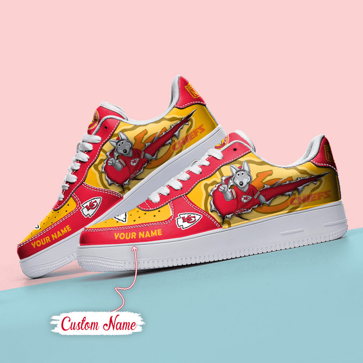 NFL Kansas City Chiefs Custom Name Air Force 1 AZBTAF1000141