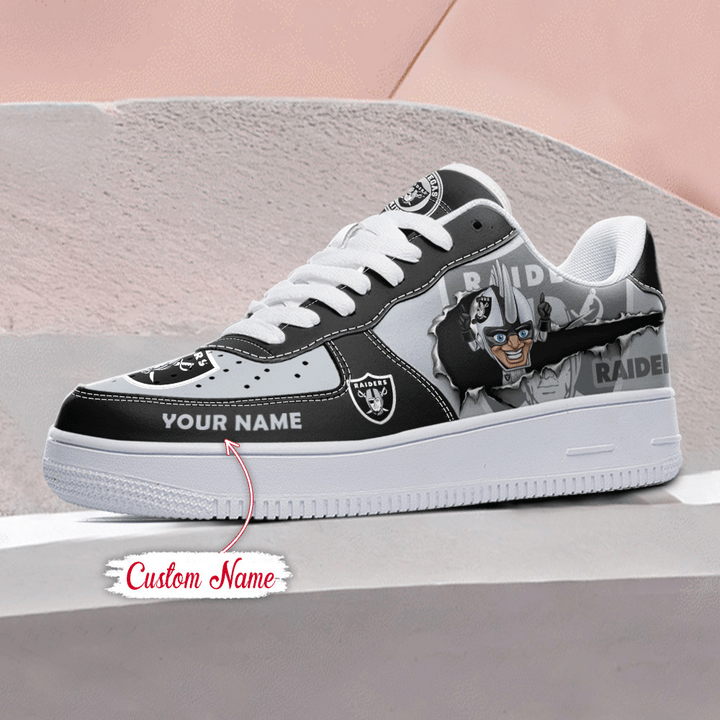 NFL Las Vegas Raiders Custom Name Air Force 1 AZBTAF1000073
