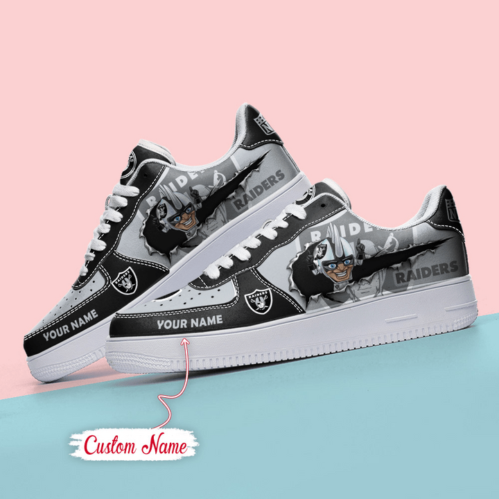 NFL Las Vegas Raiders Custom Name Air Force 1 AZBTAF1000073