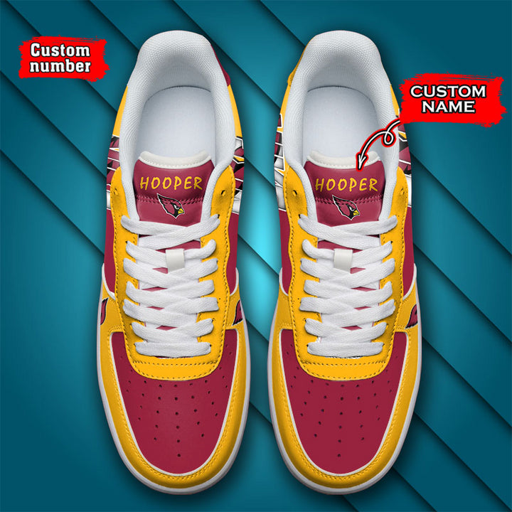 NFL Arizona Cardinals Custom Name NUmber Air Force 1 Sneaker AZBTAF1000131