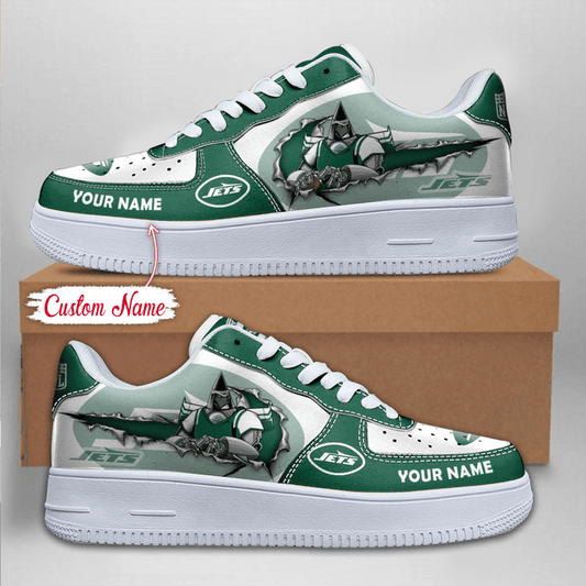 NFL New York Jets Custom Name Air Force 1 AZBTAF1000069