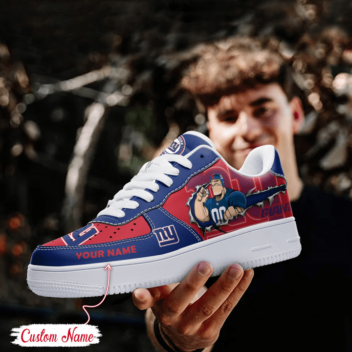 NFL New York Giants Custom Name Air Force 1 AZBTAF1000147