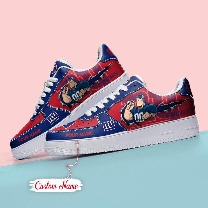 NFL New York Giants Custom Name Air Force 1 AZBTAF1000147