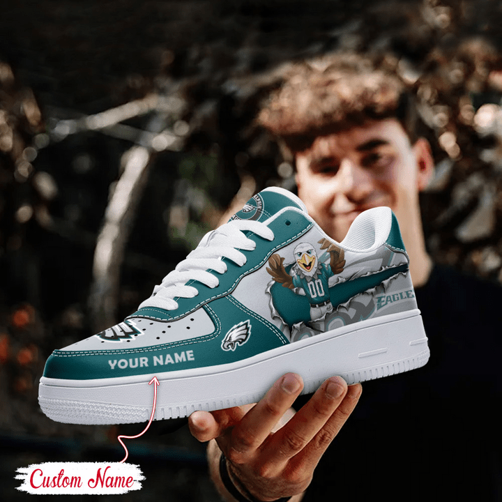 NFL Philadelphia Eagles Custom Name Air Force 1 AZBTAF1000063