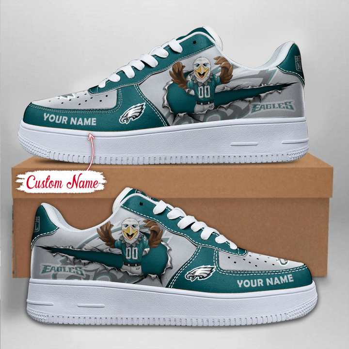 NFL Philadelphia Eagles Custom Name Air Force 1 AZBTAF1000063