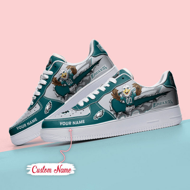 NFL Philadelphia Eagles Custom Name Air Force 1 AZBTAF1000063