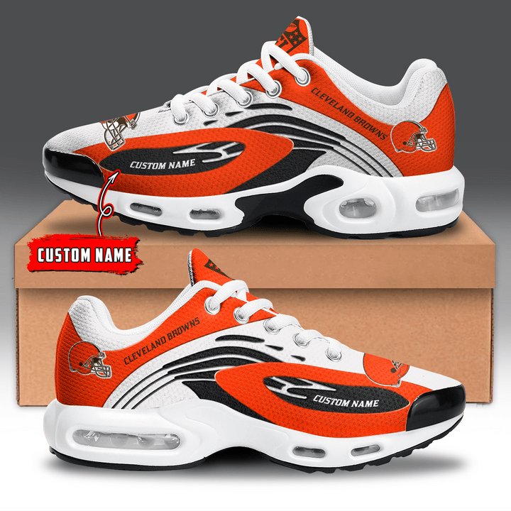 Cleveland Browns Personalized Plus T-N Youth Sneakers AZBTTNS000017