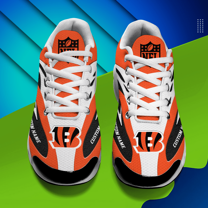 Cincinnati Bengals Personalized Plus T-N Youth Sneakers AZBTTNS000014