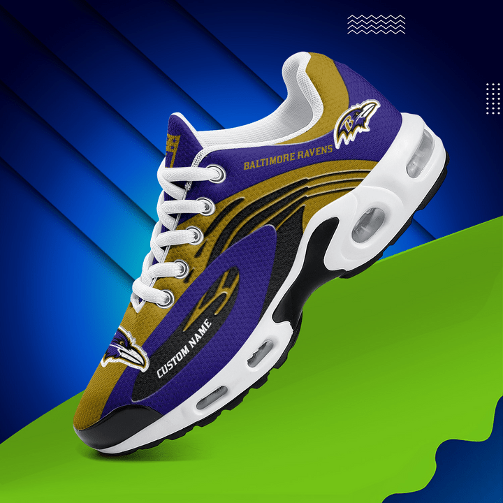 Baltimore Ravens Personalized Plus T-N Youth Sneakers AZBTTNS000012