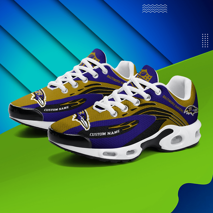 Baltimore Ravens Personalized Plus T-N Youth Sneakers AZBTTNS000012