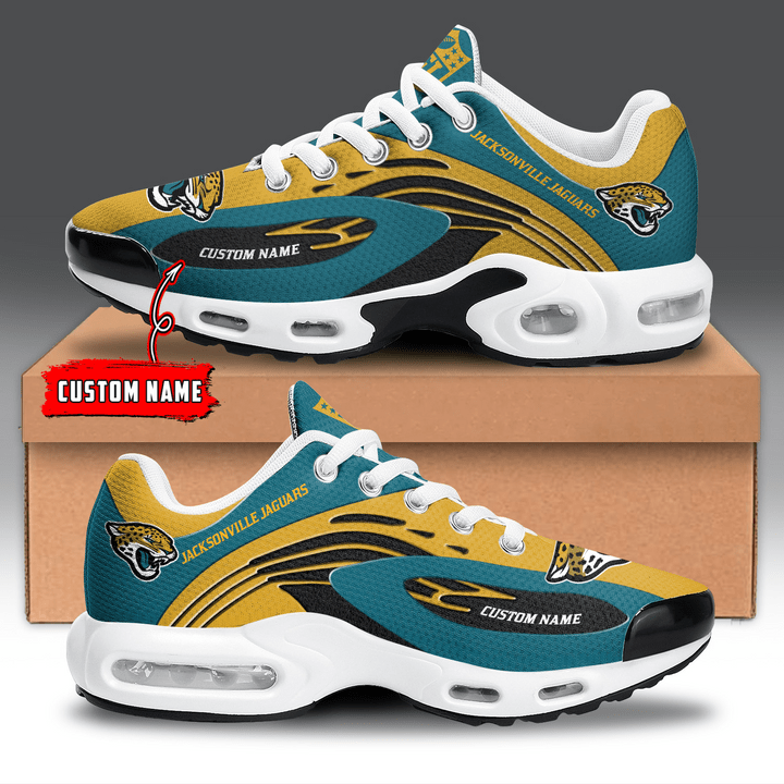 Jacksonville Jaguars Personalized Plus T-N Youth Sneakers AZBTTNS000016