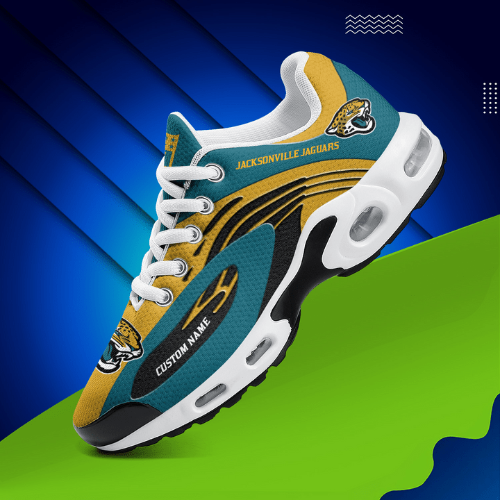 Jacksonville Jaguars Personalized Plus T-N Youth Sneakers AZBTTNS000016