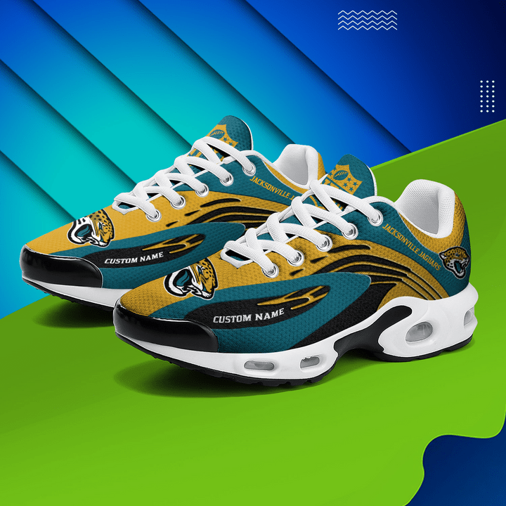 Jacksonville Jaguars Personalized Plus T-N Youth Sneakers AZBTTNS000016