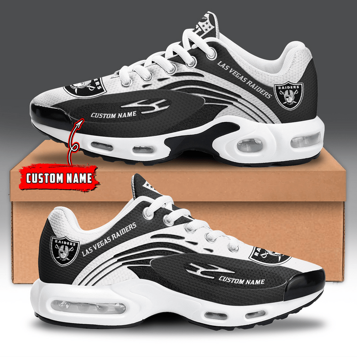 Las Vegas Raiders Personalized Plus T-N Youth Sneakers AZBTTNS000029