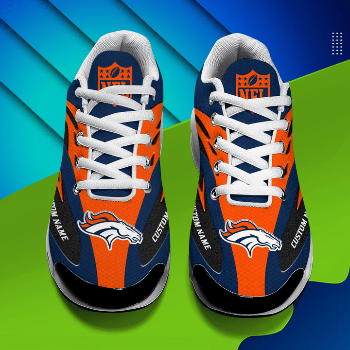 Denver Broncos Personalized Plus T-N Youth Sneakers AZBTTNS000006