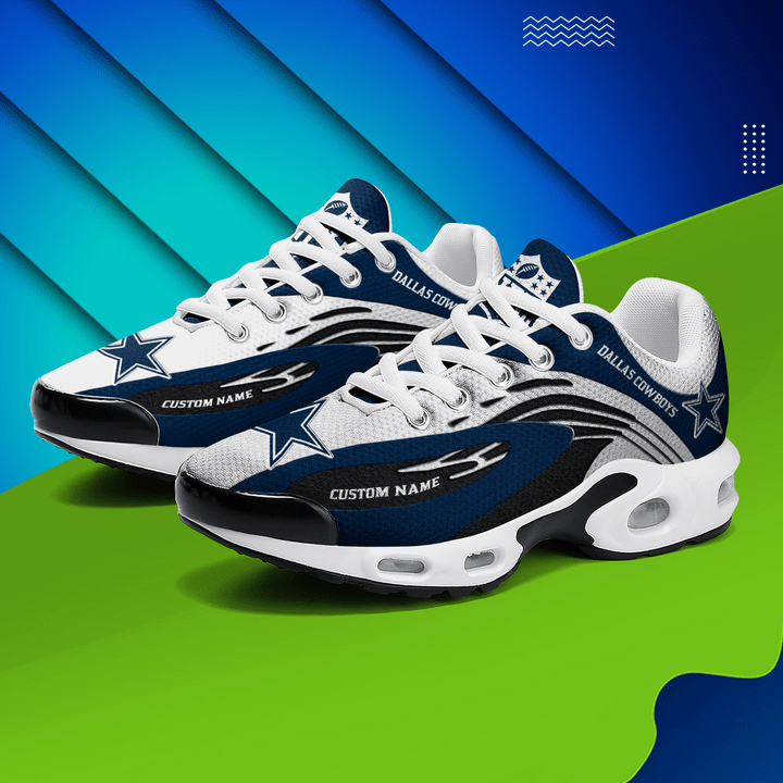 Dallas Cowboys Personalized Plus T-N Youth Sneakers AZBTTNS000020