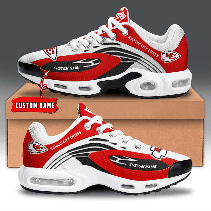 Kansas City Chiefs Personalized Plus T-N Youth Sneakers AZBTTNS000031