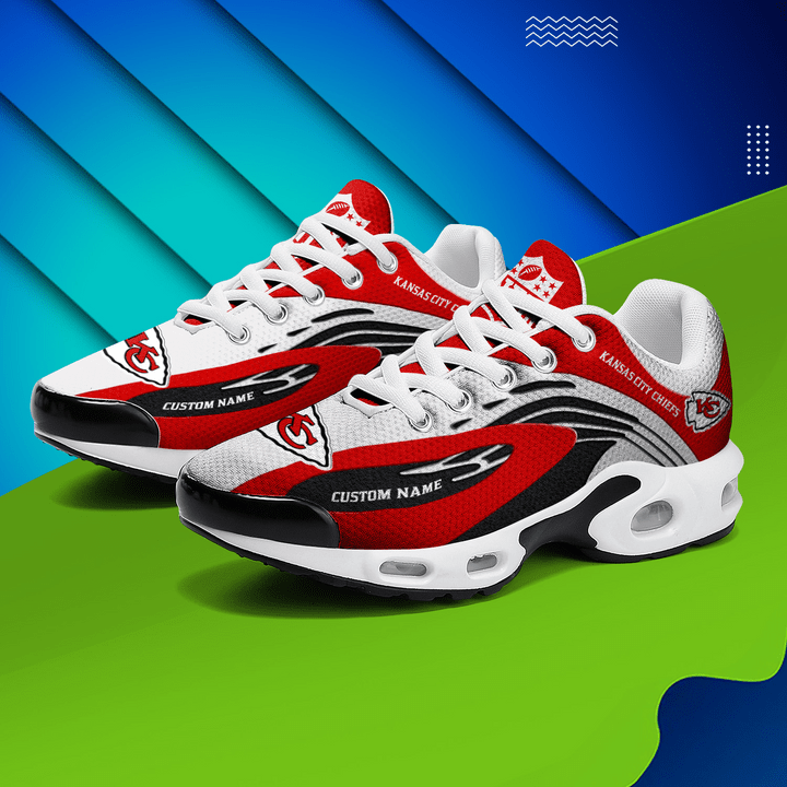 Kansas City Chiefs Personalized Plus T-N Youth Sneakers AZBTTNS000031