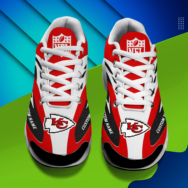 Kansas City Chiefs Personalized Plus T-N Youth Sneakers AZBTTNS000031