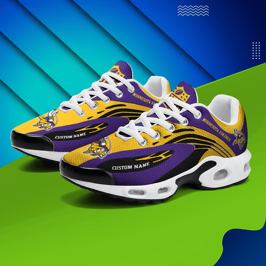 Minnesota Vikings Personalized Plus T-N Youth Sneakers AZBTTNS000005