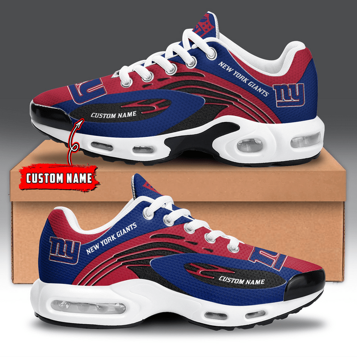 New York Giants Personalized Plus T-N Youth Sneakers AZBTTNS000023