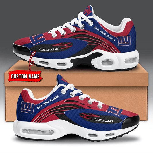 New York Giants Personalized Plus T-N Youth Sneakers AZBTTNS000023