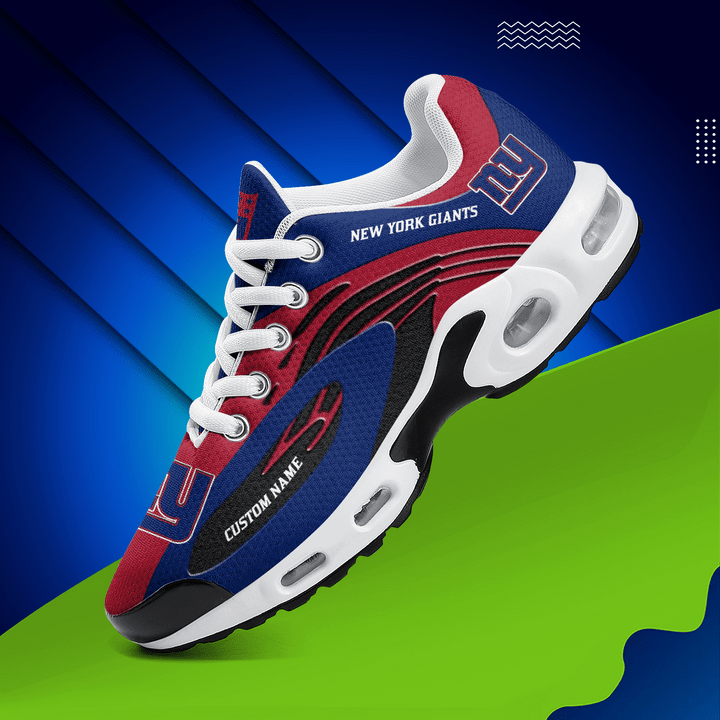New York Giants Personalized Plus T-N Youth Sneakers AZBTTNS000023