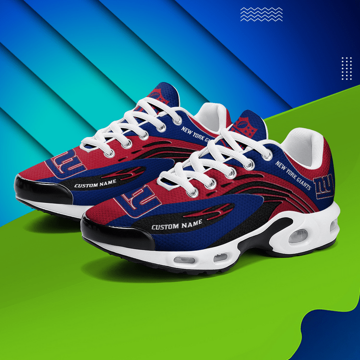 New York Giants Personalized Plus T-N Youth Sneakers AZBTTNS000023