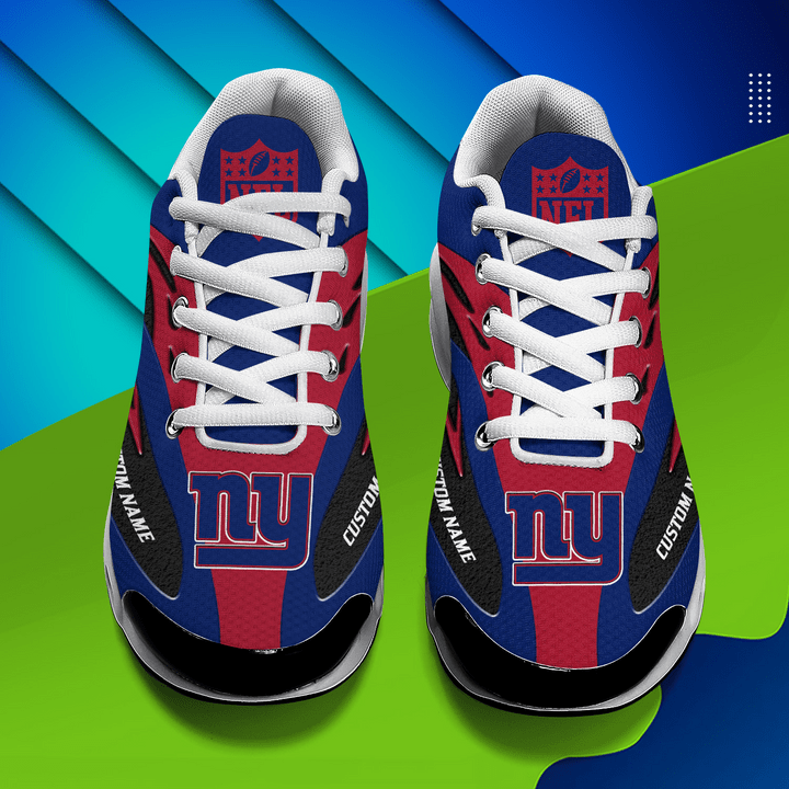 New York Giants Personalized Plus T-N Youth Sneakers AZBTTNS000023