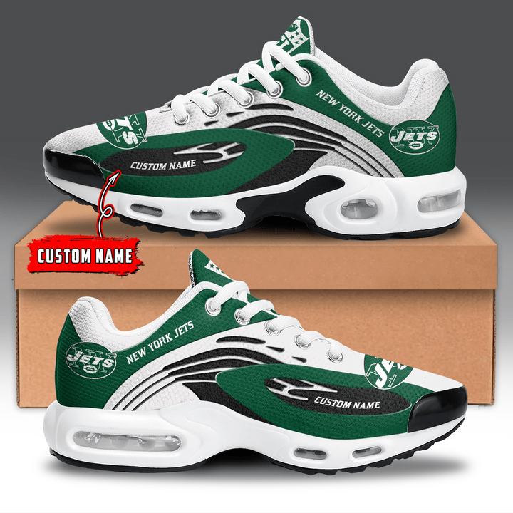 New York Jets Personalized Plus T-N Youth Sneakers AZBTTNS000030