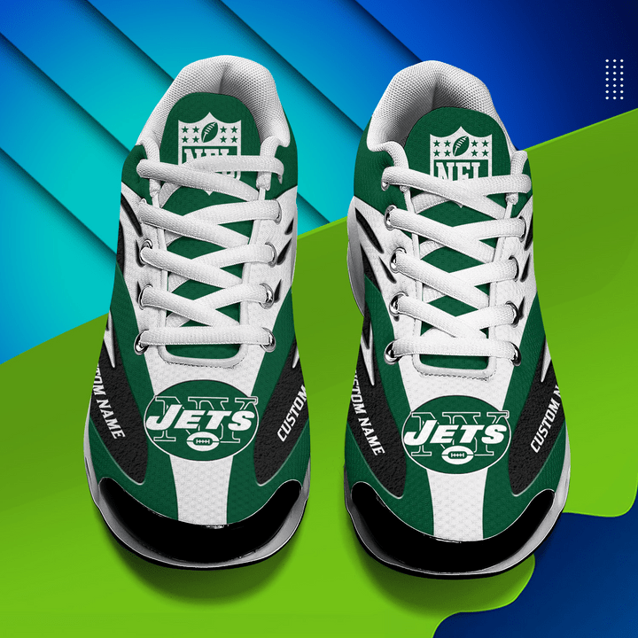 New York Jets Personalized Plus T-N Youth Sneakers AZBTTNS000030