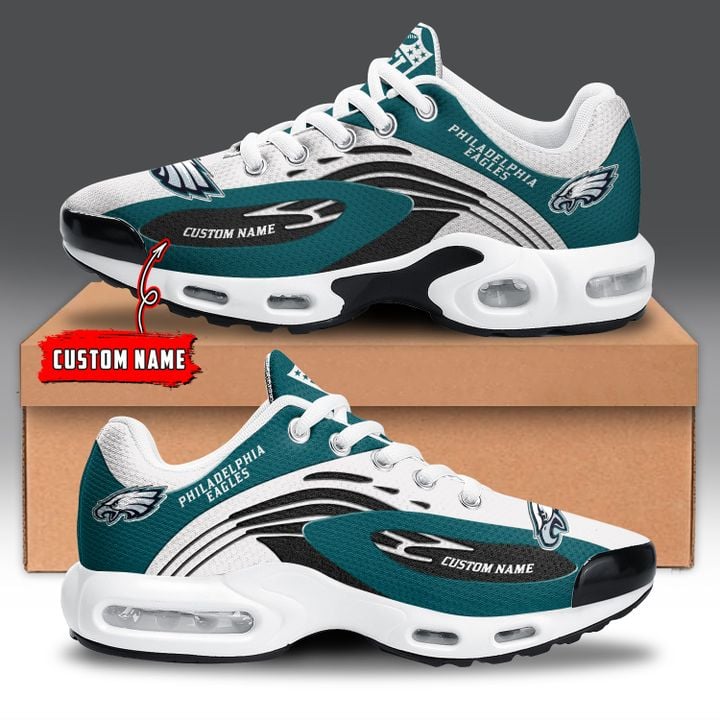 Philadelphia Eagles Personalized Plus T-N Youth Sneakers AZBTTNS000019