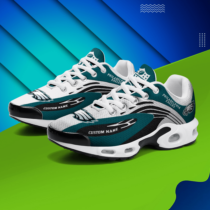 Philadelphia Eagles Personalized Plus T-N Youth Sneakers AZBTTNS000019