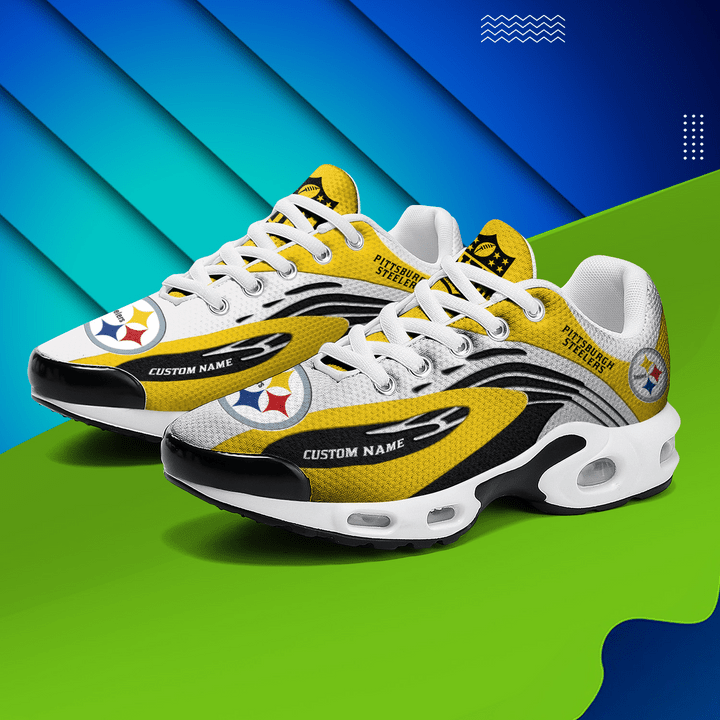 Pittsburgh Steelers Personalized Plus T-N Youth Sneakers AZBTTNS000013