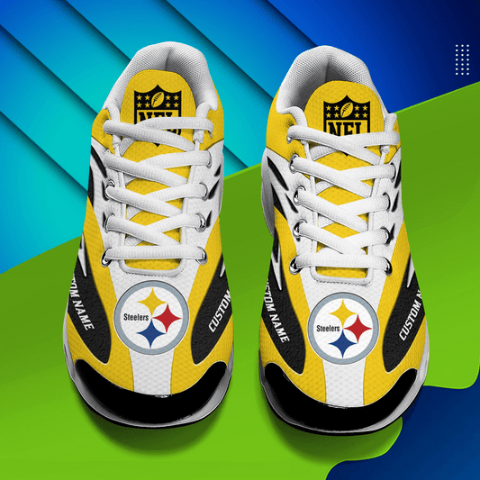 Pittsburgh Steelers Personalized Plus T-N Youth Sneakers AZBTTNS000013