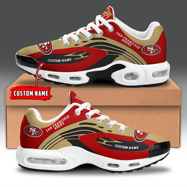 San Francisco 49ers Personalized Plus T-N Youth Sneakers AZBTTNS000028