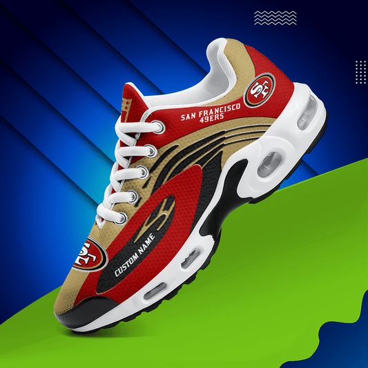 San Francisco 49ers Personalized Plus T-N Youth Sneakers AZBTTNS000028
