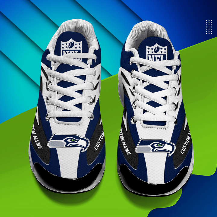 Seattle Seahawks Personalized Plus T-N Youth Sneakers AZBTTNS000002